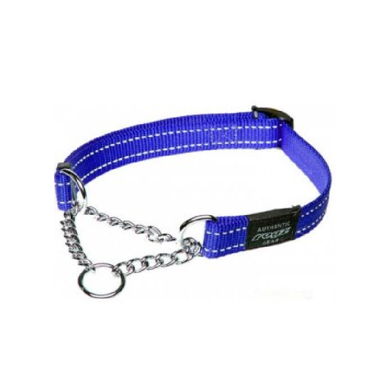 Rogz | Reflective Half-Check Dog Collar