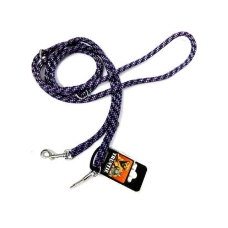 Trustie | Rope Purple Reflective Quantum Dog Leash