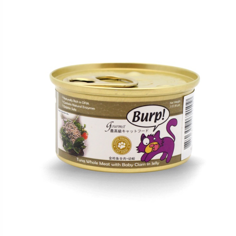 Burp! | Tuna with Baby Clam in Jelly 85g