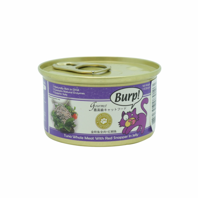 Burp! | Tuna Whole Meat with Red Snapper in Jelly 85g