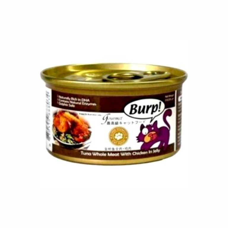 Burp! | Tuna Whole Meat with Chicken in Jelly 85g