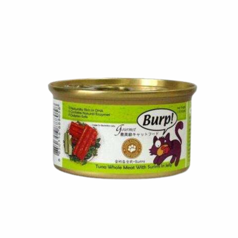 Burp! | Tuna Whole Meat with Surimi in Jelly 85g