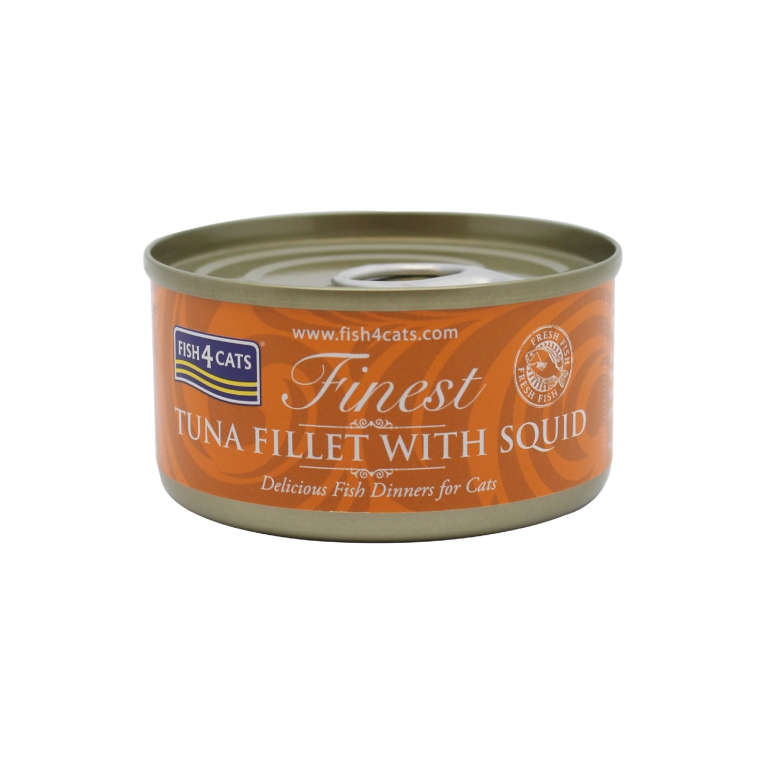 Fish4Cats | Finest Tuna Fillet with Squid 70g