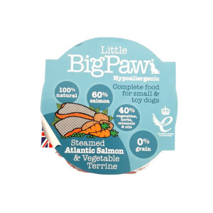 Little Big Paw | Traditional Steamed Atlantic Salmon & Vegetable 85g