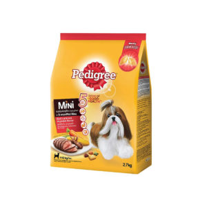 Pedigree | Adult Mini Beef Lamb And Vegetables Dry Dog Food 2.7kg