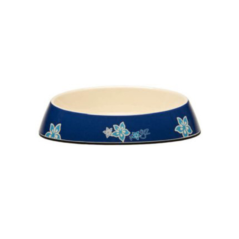 Rogz | Fishcake Blue Floral Pet Bowl