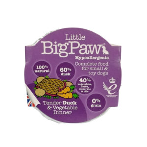 Little Big Paw | Tender Duck And Vegetable Dinner For Small Dogs 85g