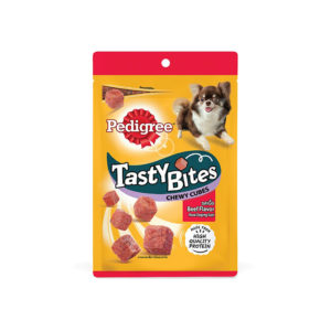 Pedigree | Tasty Bites Chewy Cubes with Beef Flavour Dog Treats 50g