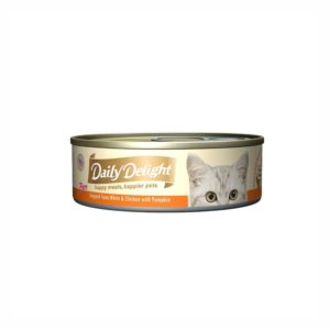 Daily Delight | Pure Skipjack Tuna White & Chicken with Baby Clam Cat Wet Food 80g