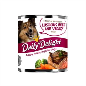 Daily Delight | Juicy Luscious Beef Canned Dog Food 375g