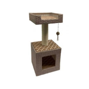 Trustie | 2 Tier With Home & Seat Cat Tree
