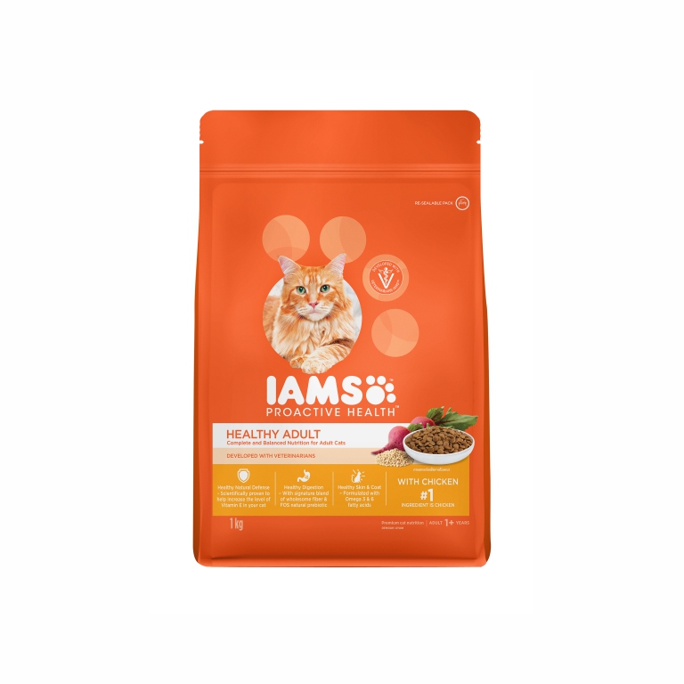 IAMS | Adult Chicken Dry Cat Food 1kg