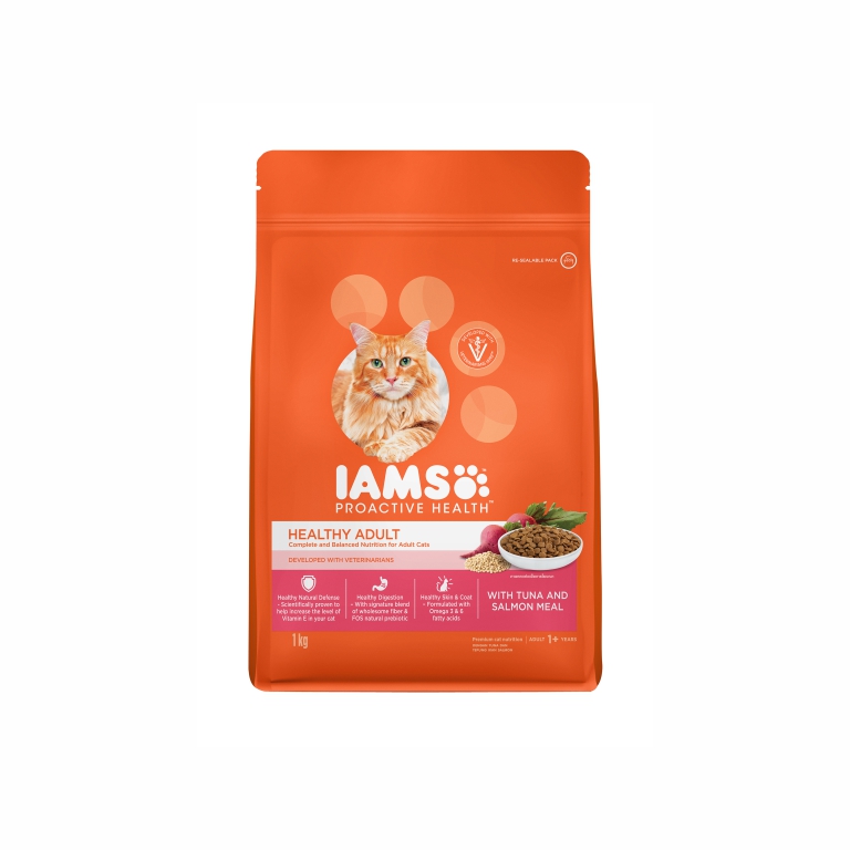 IAMS | Adult Tuna And Salmon Dry Cat Food 1kg