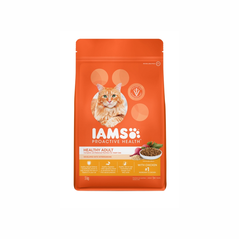IAMS | Adult Chicken Dry Cat Food 3kg