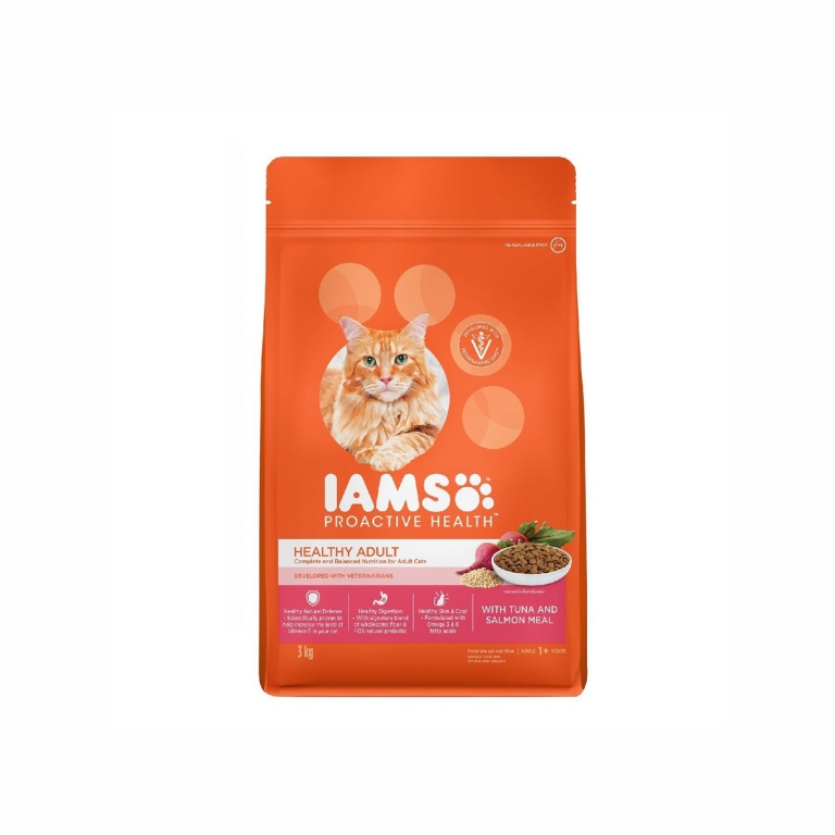IAMS | Adult Tuna And Salmon Dry Cat Food 3kg