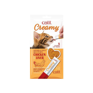 Catit | Creamy Chicken Liver Cat Treats 15g X 5
