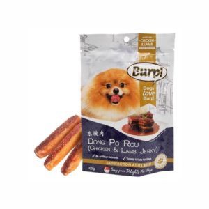 Burp! | Singapore Delight Dong Po Rou - Chicken & Lamb Jerky 100g