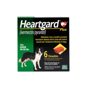 Heartgard | Plus Chewable Tablet For Medium Breed Dogs (1 Tablet)