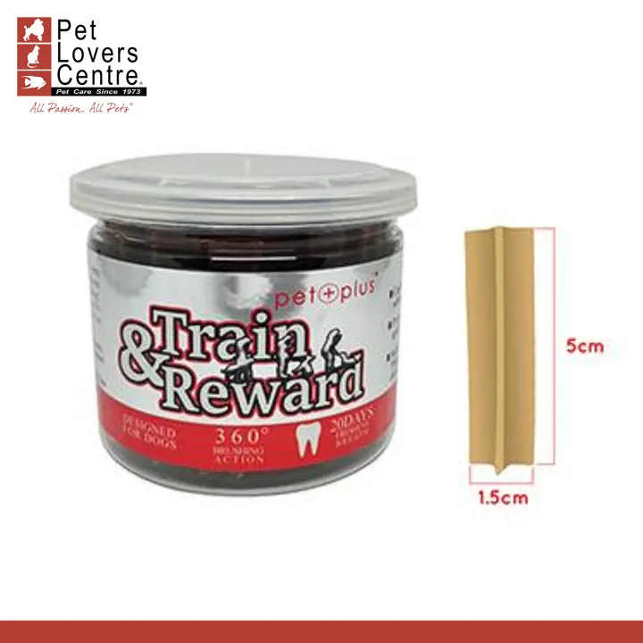 Pet Plus | Train And Reward Dental Star Stick in A Jar 180g