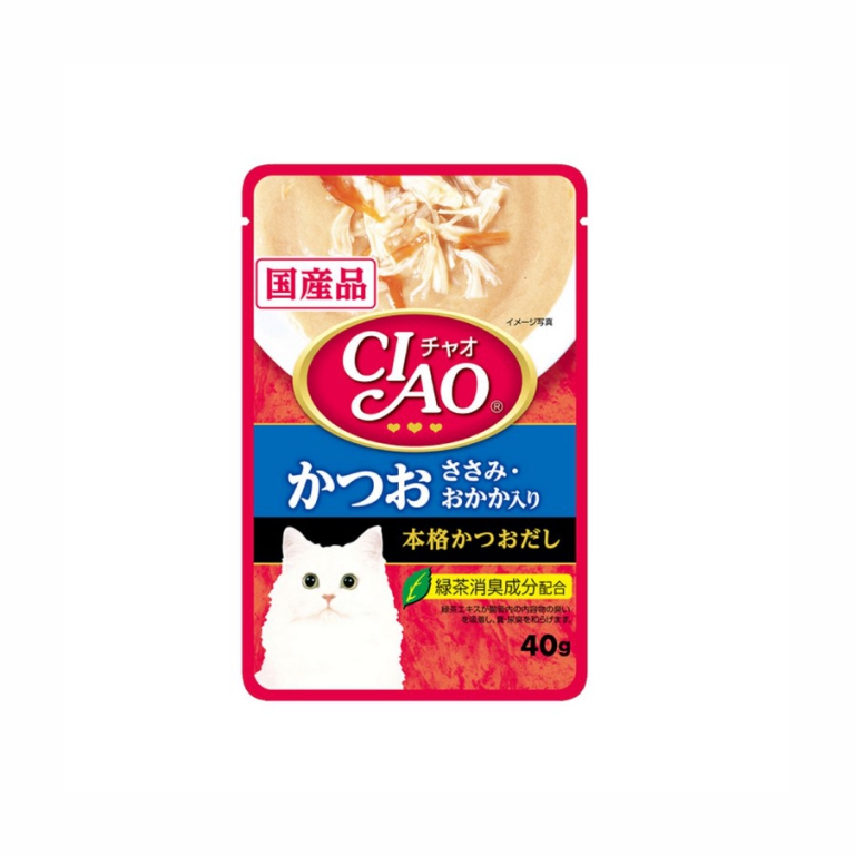 Ciao | Tuna And Chicken Fillet Bonito Wet Cat Food 40g