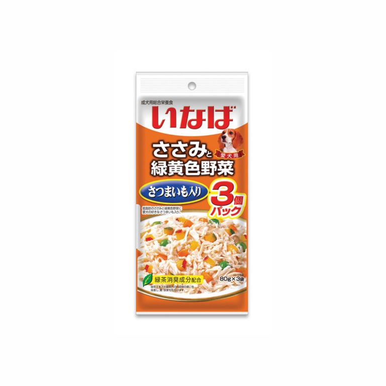 Inaba | Chicken Potato Vegetables Wet Dog Food Pouch 60g