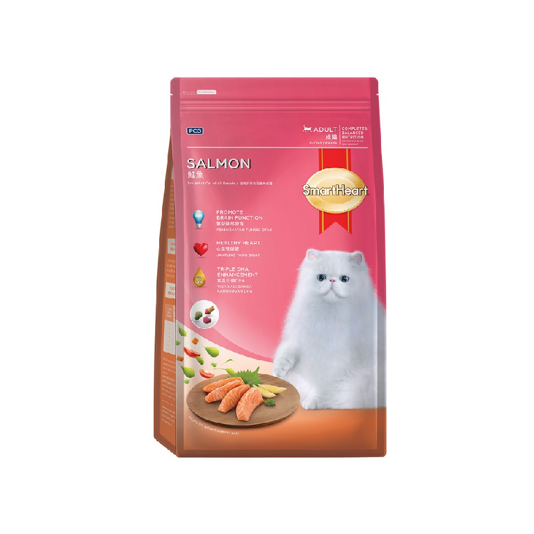 SmartHeart | Adult Salmon Dry Cat Food 1.2kg