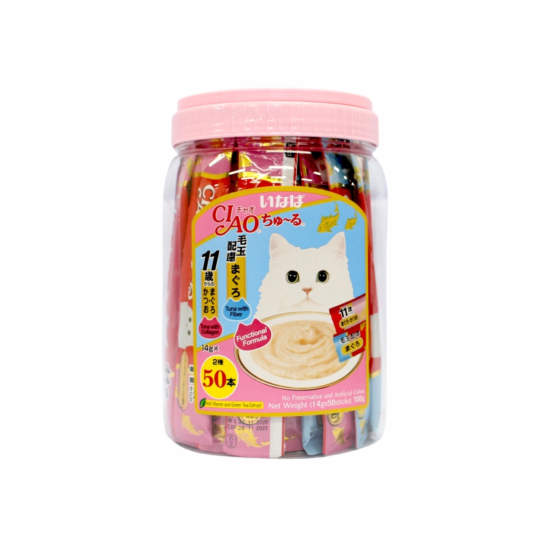 Ciao | Cat Treats Tuna Collagen Jar 700g