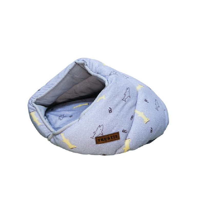 Trustie | Cannoli with Fish Print Pet Bed